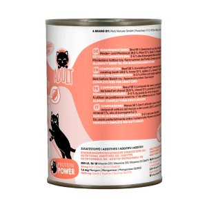 Lucky Lou Katzen-Nassfutter Sensitiv Rind & Pferd, 400g Dose. Alleinfutter für sensible, ausgewachsene Katzen.