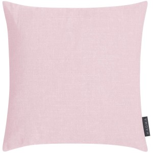 Quadratisches, rosa Magma Kissen Riva Rose, 40x40 cm, für Wohn- und Schlafzimmer.
