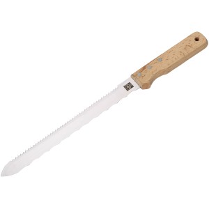 LUX Dämmstoffmesser Classic, 280 mm Klingenlänge, mit Holzgriff. Ideal zum Schneiden von Dämmstoffen.