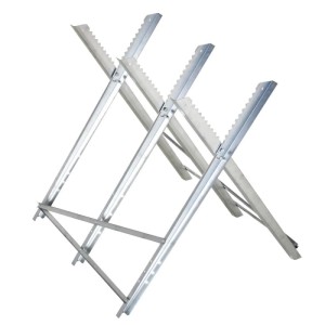 DURHAND Kettensägebock Zusammenklappbar für Brennholz 83x83x79cm
