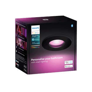Philips Hue Smart-Einbauspot Xamento White & Color Ambiance Schwarz 1er Pack