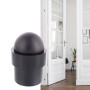 Wagner Bodentürstopper Dom, Ø 35 mm, schwarz matt, Metall. Türstopper für den Boden.