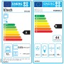 Energieetiketten für H|Tech WH1100 Backofen (A) und PKM PKM9031X Herd (B).