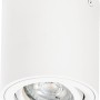 Weißer Ledvance Spot, 1-flammig, Ø 8 cm, für GU10 Leuchtmittel, verstellbarer Kopf.