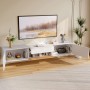 okwish TV Schrank mit Modernem Design Projektorhalter 180 x 34 x 30 cm Weiß_3