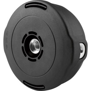 Schwarzes Spulengehäuse für LUX-TOOLS Akku-Freischneider A-FS-2x20/30.