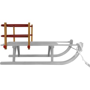 Rudisport Rückenlehne für Schlitten aus Kunststoff