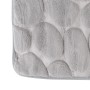 Graue MSV Badematte Kiesel 50x80 cm mit Kieselstein-Optik für Badezimmer.