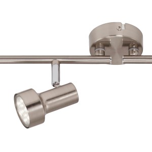 Briloner LED-Spot 4er, Nickel matt: Deckenleuchte mit schwenkbarem Spot.