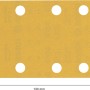 Bosch Expert Schleifblatt C470, 80x133mm, K320, 10er-Pack, Zubehör für Schwingschleifer.