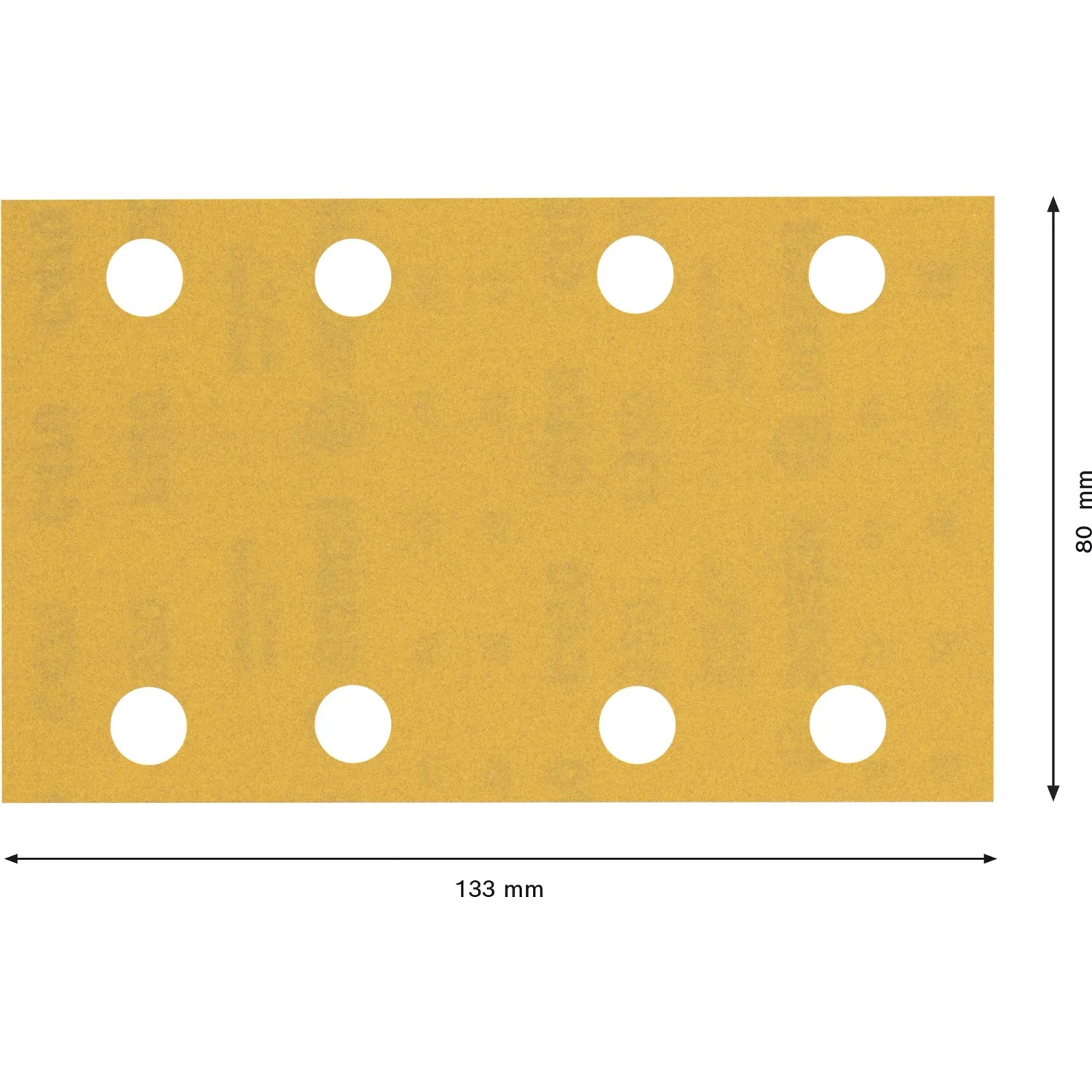 Bosch Expert Schleifblatt C470, 80x133mm, K320, 10er-Pack, Zubehör für Schwingschleifer.