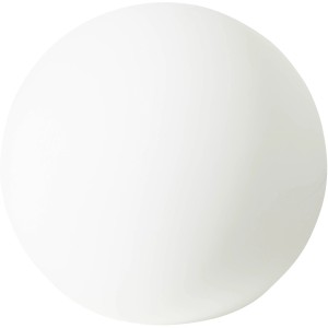 Weiße Brilliant Garten-Pollerleuchte Garden, Ø 30cm, für Außenbereiche.