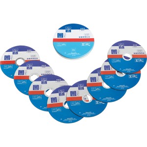 LUX Gewebe-Trennscheiben, 125 mm, für Winkelschleifer, zum Trennen von Metall.