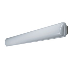 Weiße Ledvance LED-Feuchtraumleuchte Submarine, 148 cm lang, für Keller und Garage.