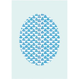 Komar Wandbild Shelly Aqua 30 x 40 cm