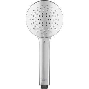 Verchromte baliv Handbrause HBR-100.120 mit Ø 10 cm. Duschkopf mit Antikalk-Noppen.