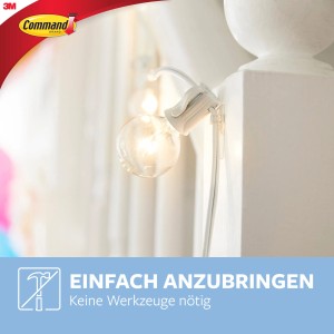 Command Dekorations-Clips-Set Transparent 44 Stück