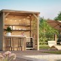Karibu Pavillon Cannes S naturbelassen 231 cm x 124 cm_4