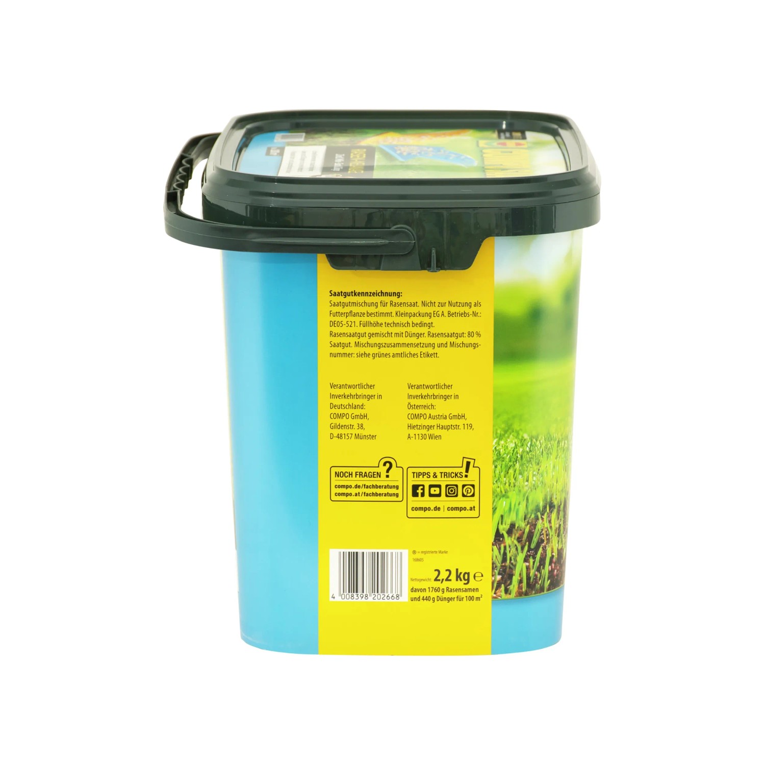 Compo Saat Rasen-Neuanlage-Mix Rasen und Dnger 100 m 2,2 kg kaufen bei OBI