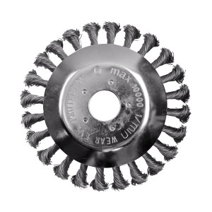 Texas Universal Stahlbürste 15,24 cm für Rasentrimmer und Sensen.