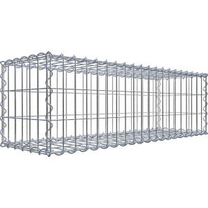 Gabiona Gabionenkorb 30 cm x 100 cm x 30 cm Maschenw 5 cm x 10 cm