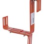 Verstellbarer Geli Blumenkastenhalter, terracottafarben, für Pflanzkübel.
