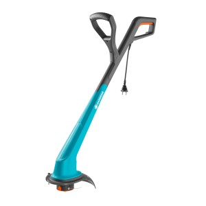 Gardena Elektro-Rasentrimmer SmallCut 300/23 in Türkis und Grau. Rasentrimmer für Rasenkanten und kleine Flächen.