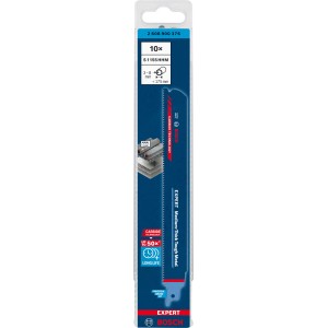 Bosch Expert S 1155 HHM Säbelsägeblätter für Metall, 10er-Pack.
