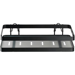 Schwarzes Wenko Universalregal Gala für Küchenhelfer, 25x12cm.