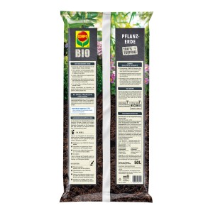 Sack Compo Bio Pflanzerde, torffrei, 50L. Ideal für Garten- und Zierpflanzen. Palette mit 42 Säcken.