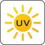 Symbol für UV-Beständigkeit des Scheurich Pflanzgefäß C-Cube.