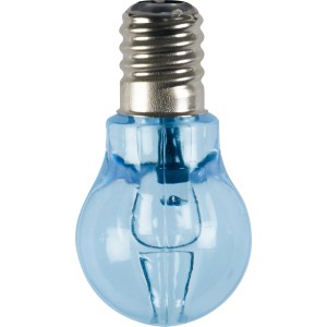 Bunte LED-Solar-Lichterkette mit 10 LEDs in Glühlampenoptik für den Außenbereich.