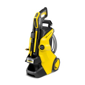 Kärcher K 5 Power Control Flex Hochdruckreiniger in Gelb und Schwarz.