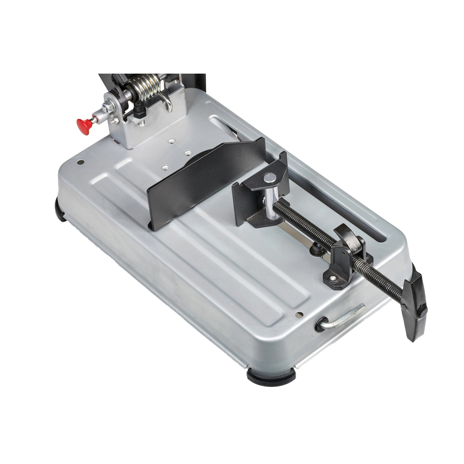 Einhell TC-MC 355/1 Metall-Trennmaschine: Tischkreissäge mit Werkstück-Klemme und Funkenabweiser.