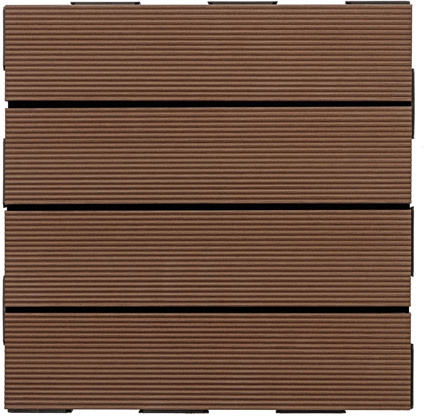 Set WPC Klick FliesenSet 30 cm x 30 cm Braun 6 Stück kaufen bei OBI