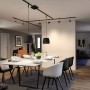 Schwarze Paulmann Urail Mitteleinspeisung mit Smart Home Zigbee in modernem Wohnraum.