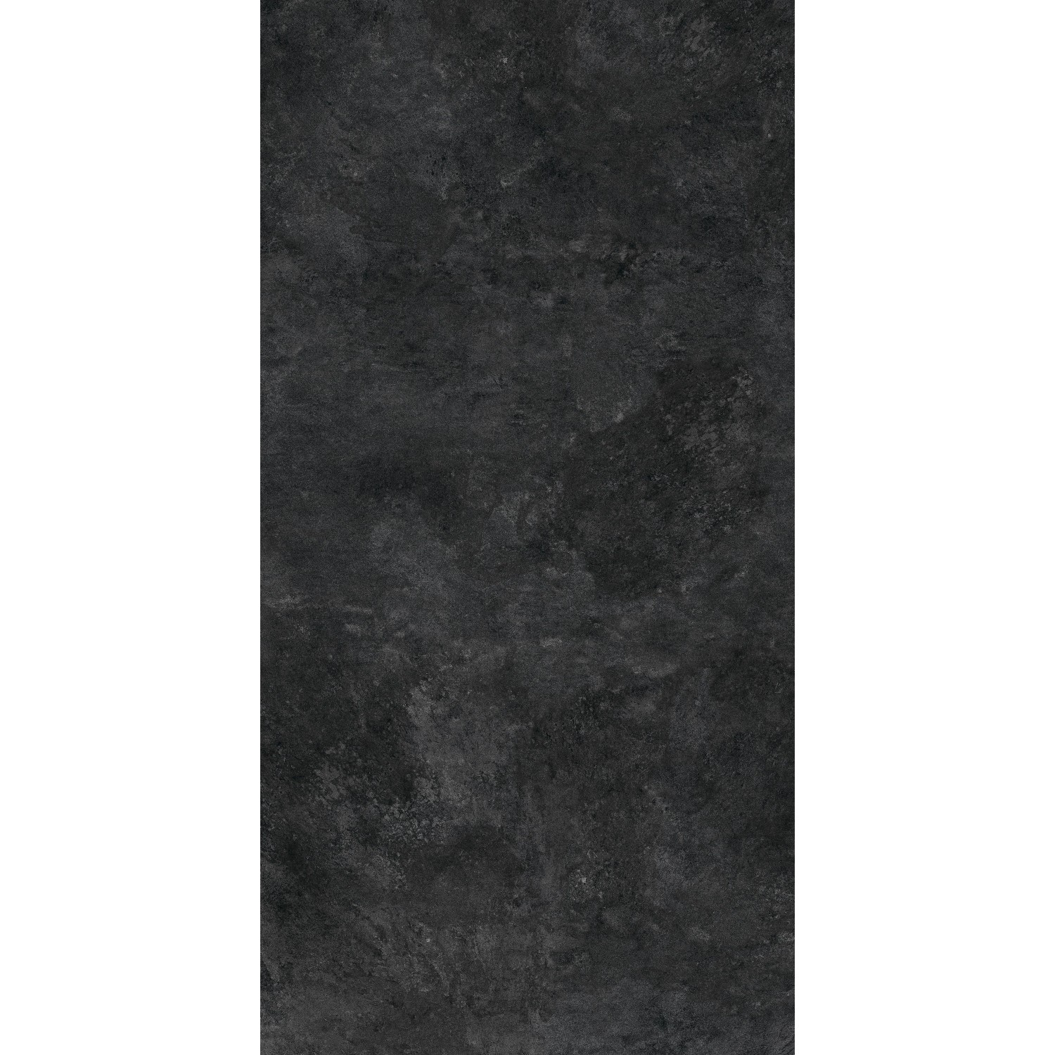 Feinsteinzeug Bodenfliese in Anthrazit, glasiert, matt, 60x120 cm. Moderne Metallic-Optik.