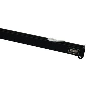 Schwarzes Schöner Wohnen Vorhangschienen-Set Emilia, 1-läufig, 160 cm, Detailansicht.