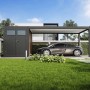WeideㅤCarport mit Schuppen aus Aluminium | 3 x 7,2 M | Garage anthrazitㅤ_4