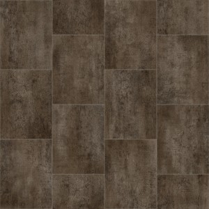 Andiamo PVC Bodenbelag Brick 596, Fliesenoptik in Anthrazit, Meterware.