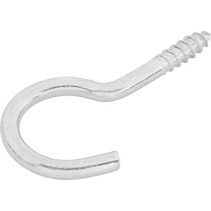 Schraubhaken Gebogen Verzinkt M6 x 60 mm 5 Stück