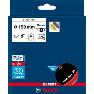 Bosch Expert Multiloch Universalstützteller, Ø 150mm, für Winkelschleifer und Exzenterschleifer.