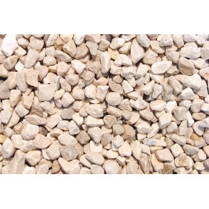 Gletscherkiesel Chateau-Beige, 16-25mm, Zierkies für Garten und Landschaftsbau.