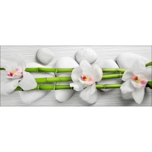 Pro-Art Glasbild Red Blossoms 50 cm x 125 cm x 1,4 cm