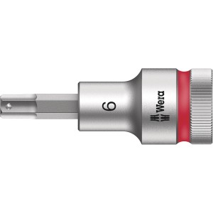 Wera Zyklop Bitnuss 8740 C HF mit 13 mm (1/2")-Antrieb für Innensechskants 6 mm