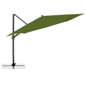 Doppler Ampelschirm MyZone, 280x280 cm, Kiwi, mit Dreh- und Neigungsfunktion.