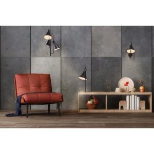 Schwarze Ledvance LED-Tischleuchte Decor Tokio, 44 cm, im japanischen Stil.