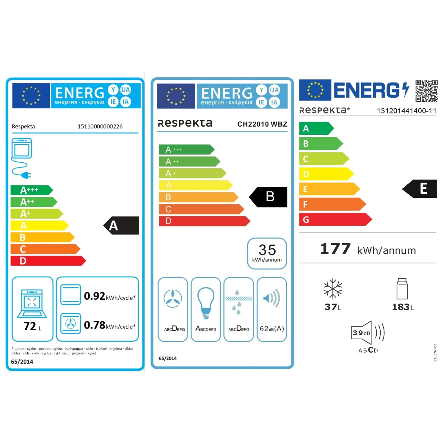 Energieeffizienzklassen