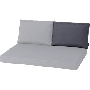 Madison Palettenkissen Rückenteil Panama Grey, 60x40 cm, für Palettenmöbel & Gartenstuhl.