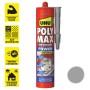 UHU Poly Max Montagekleber Power Grau, 425g Kartusche. Baukleber für viele Materialien, für Innen & Außen.